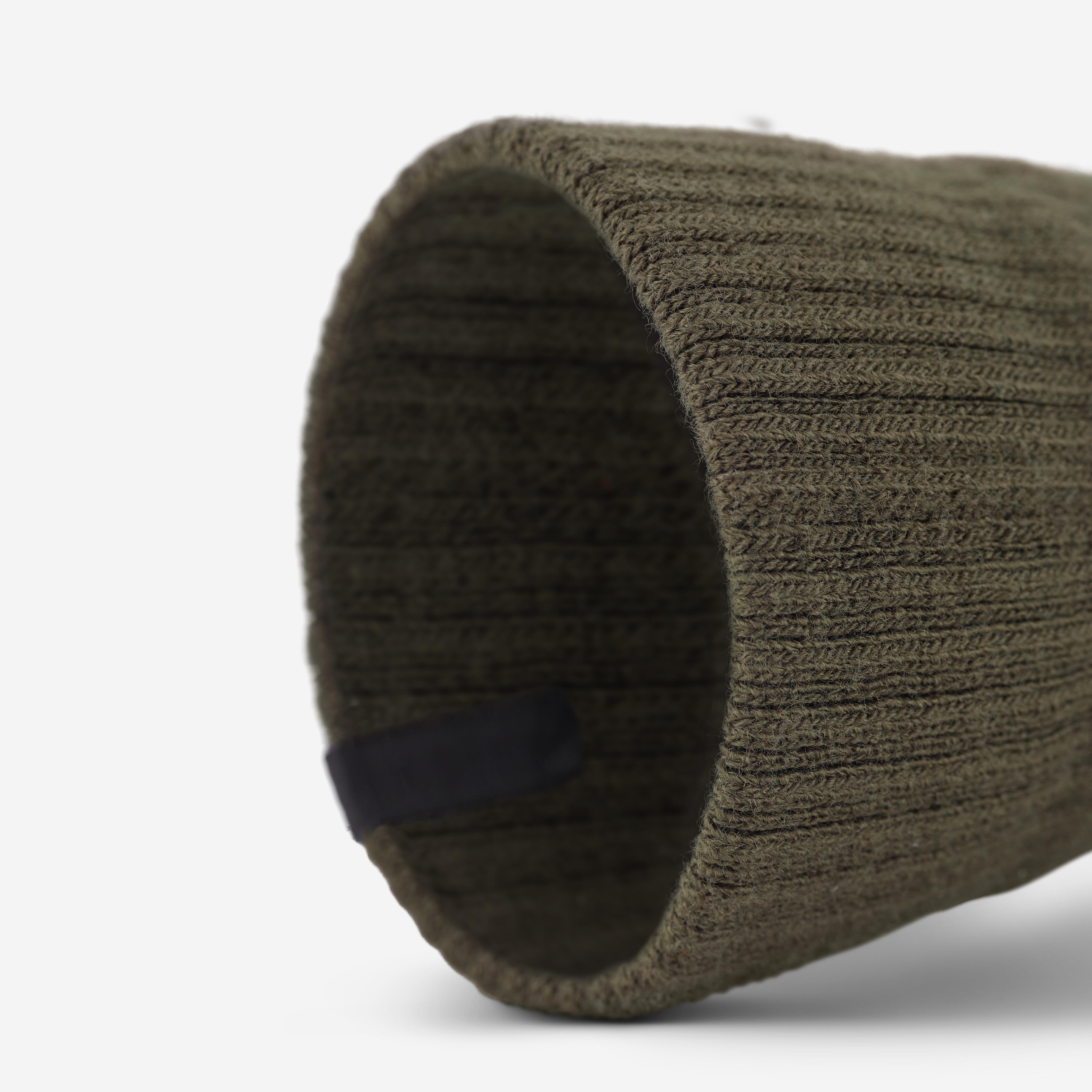 Knit Gloves - 100 Green - SOLOGNAC