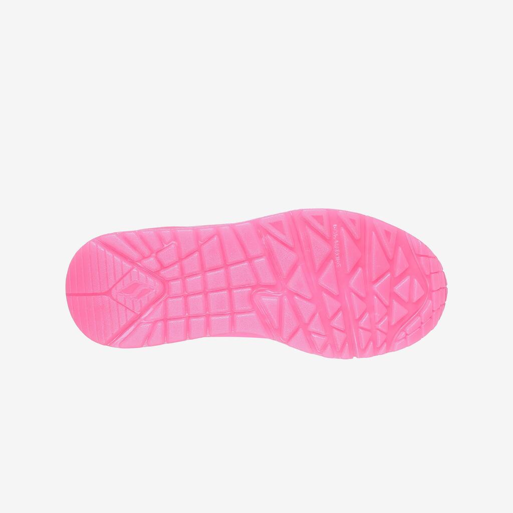 Kids' Comfortable Lace-Up Trainers Uno Ice - Pink