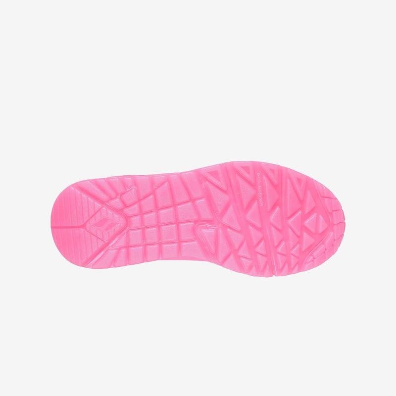 Zapatillas Skechers Uno Ice Niños Rosa Cordones