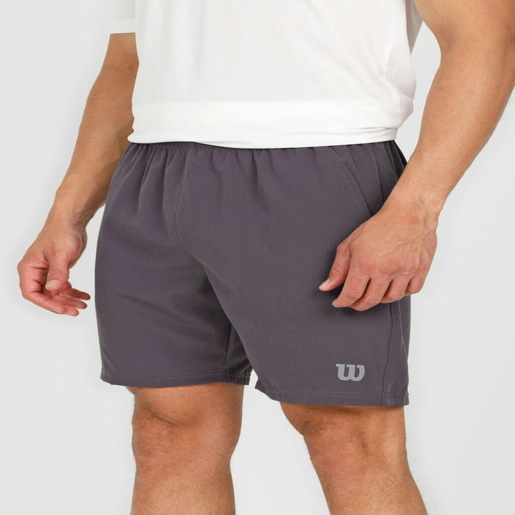 Pantaloneta deportiva de microfibra para Hombre Wilson Flex gris