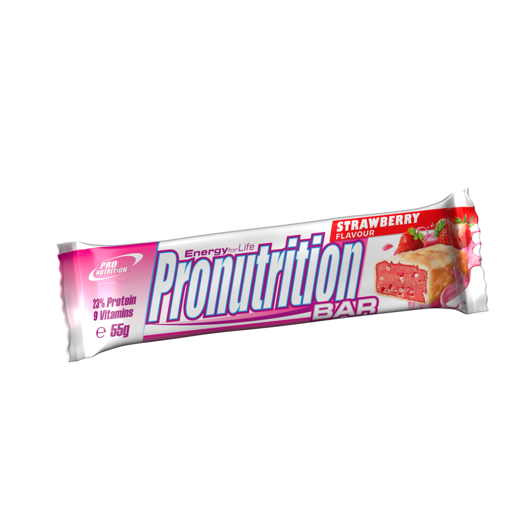 Baton PRO NUT BAR 55G Căpșuni