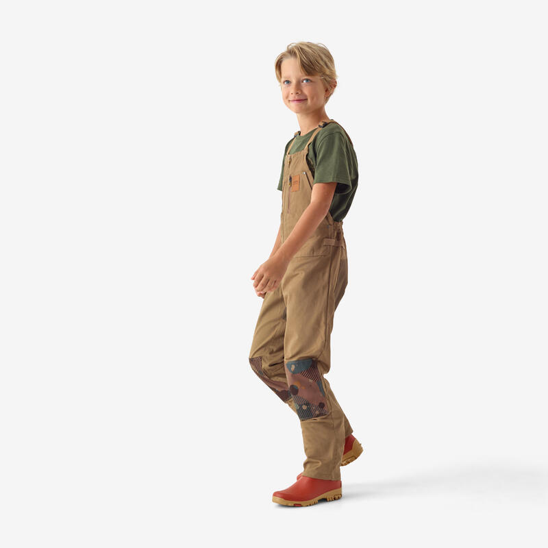 SALOPETTE RESISTANTE ENFANT 500 MARRON