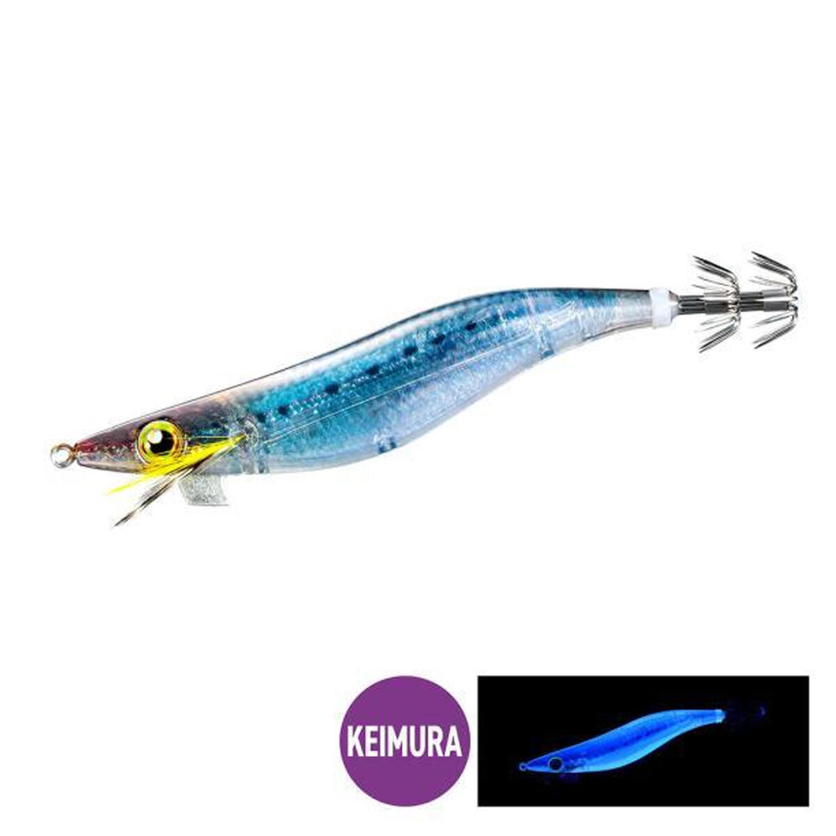 Turlutte seiches & calamars SEPHIA Clinch Flash Boost Rattle 3.0 Tr Sardine