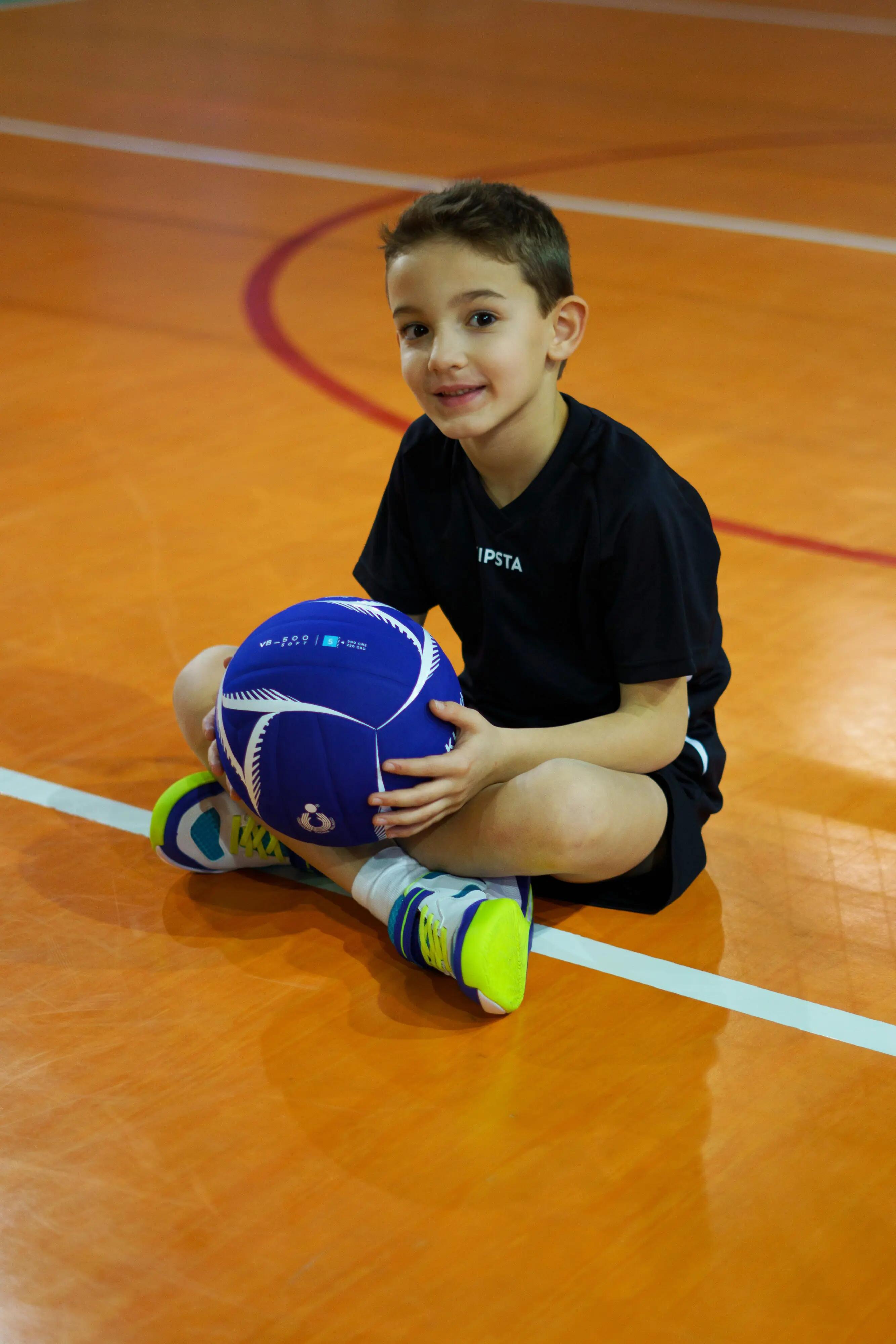 Minge Volei VB500 SOFT 200/220g Albastru și alb 17/24