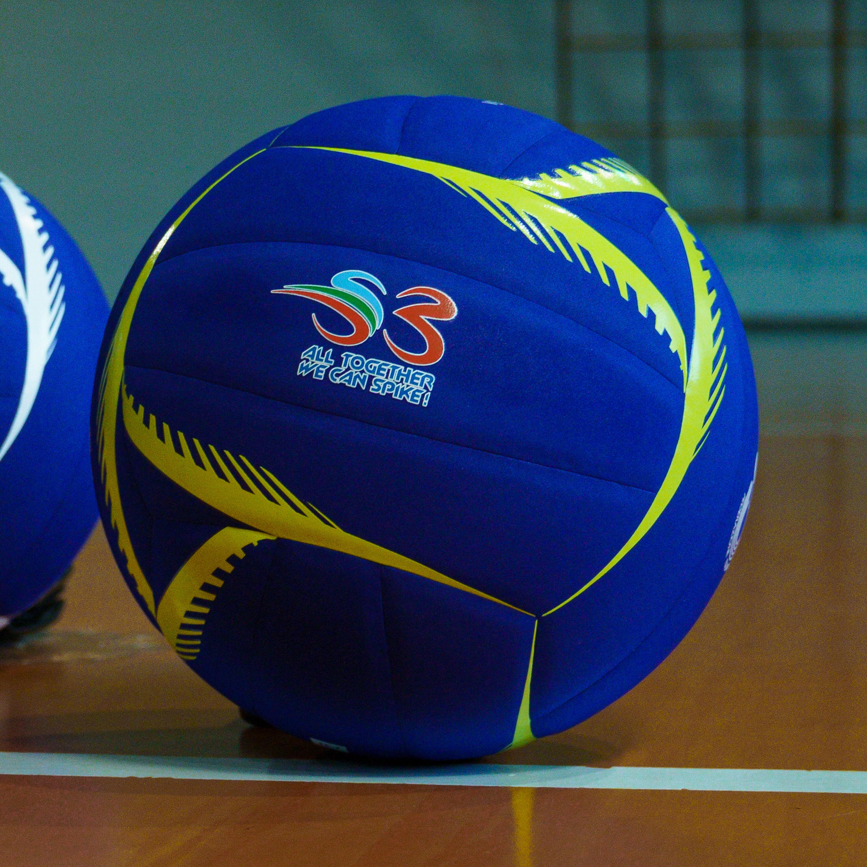 Pallone pallavolo VB 500 SOFT 230/250g blu-giallo FIPAV Volley S3 6/6
