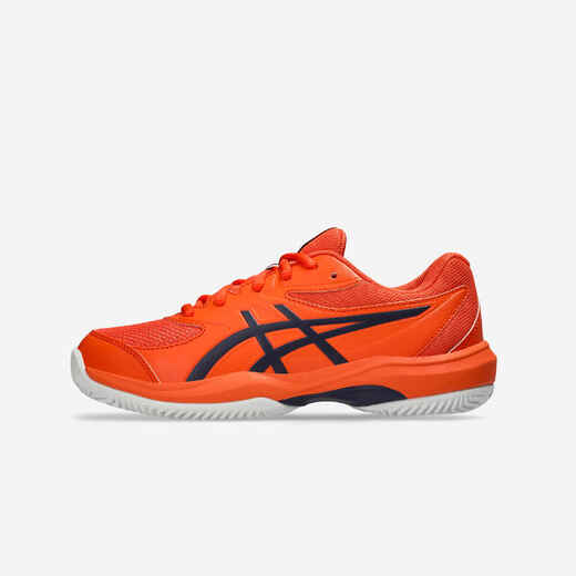 
      Kids' Clay Court Tennis Shoes Gel Game 10 - Orange/Blue
  