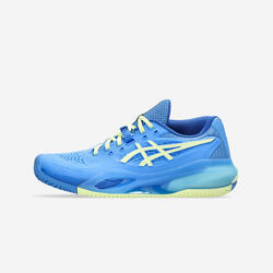 Chaussures de tennis Femme Terre Battue - Asics Gel Resolution X Bleu Jaune