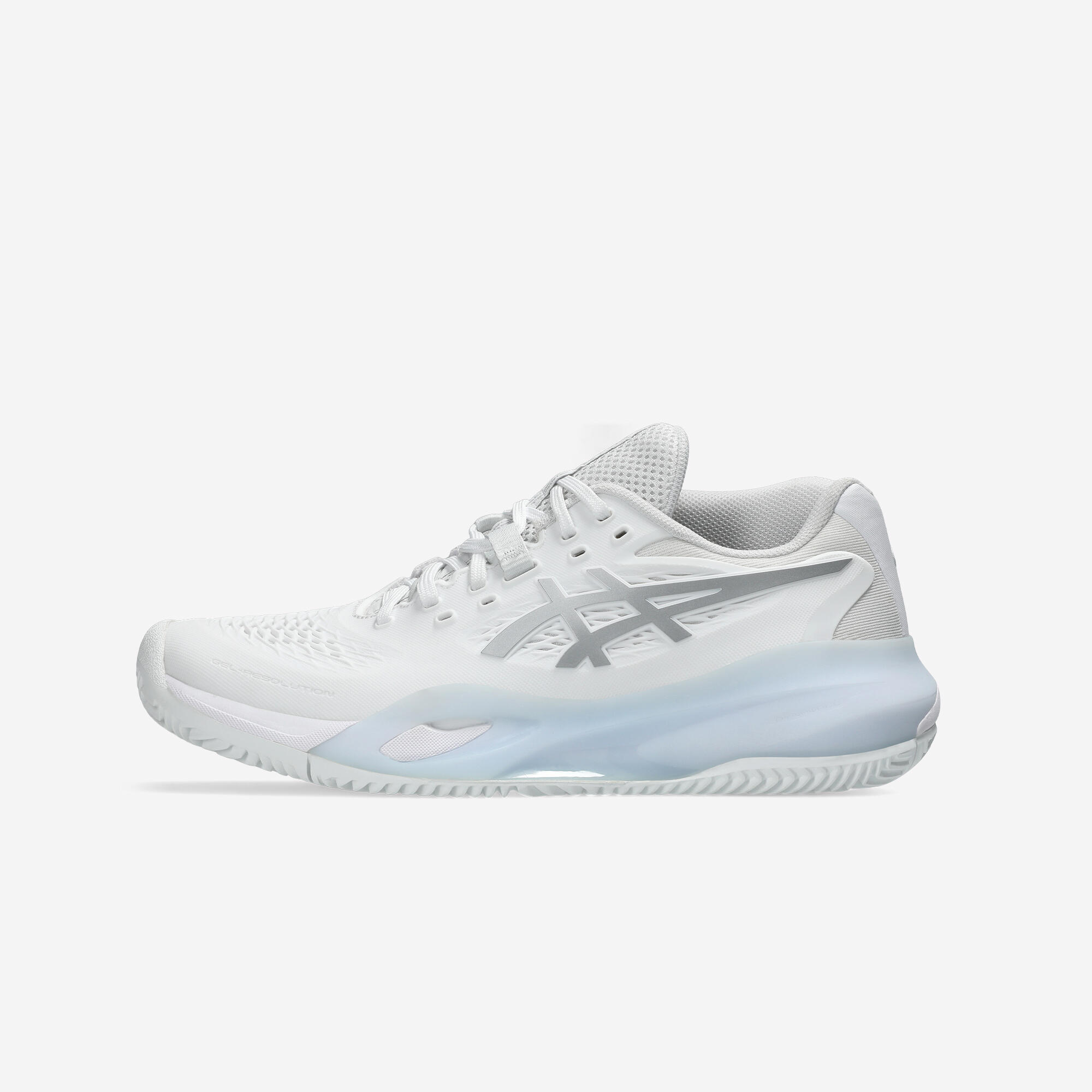 ASICS Women's Clay Court Tennis Shoes Gel Resolution X - White