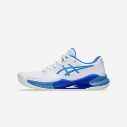 Chaussures de tennis Femme Multicourt - Asics Gel Challenger 14 Blanc Bleu