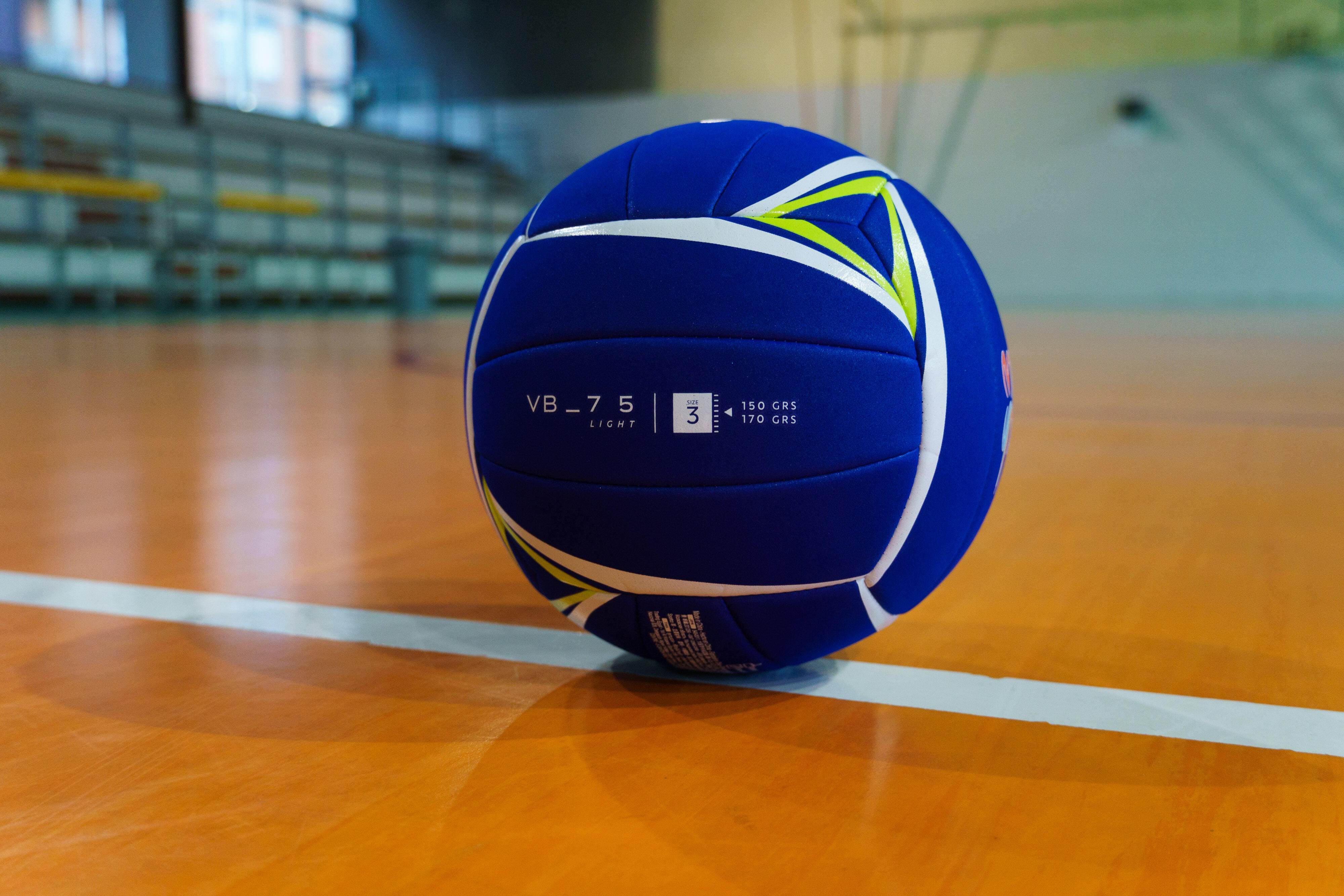 Volleyball size 3 adult, VB light blue