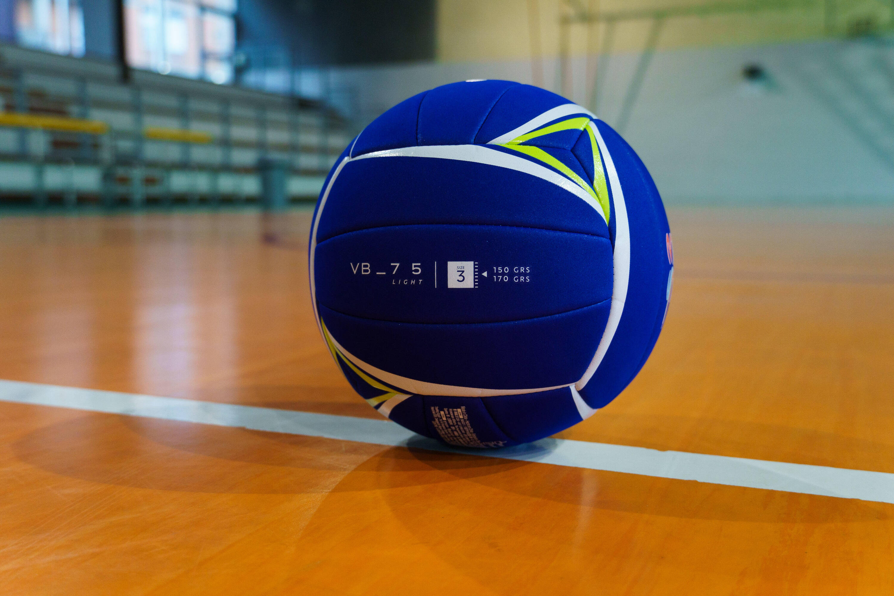 Volleyball size 3 adult, VB light blue -  4