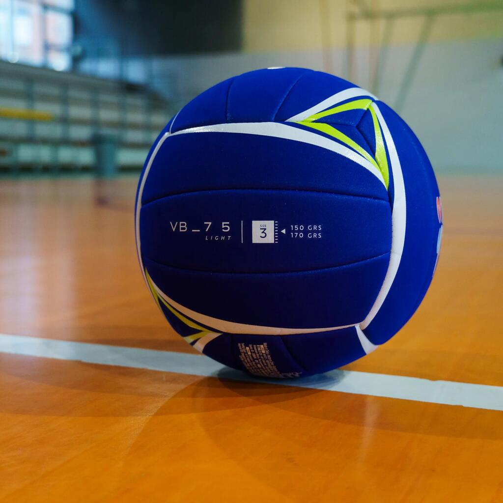 Ballon de Volley-Ball Adulte Taille 3 VB - Bleu Clair