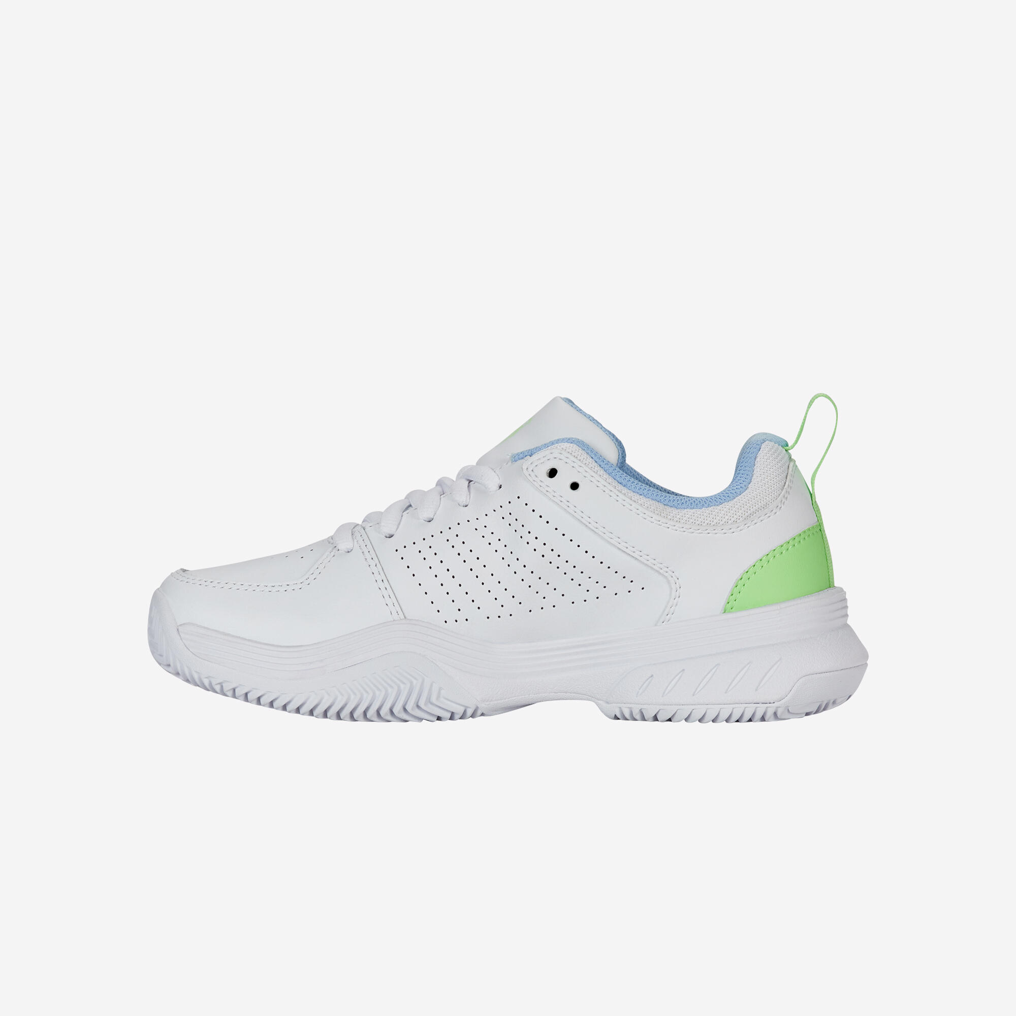 Chaussures de tennis femme Terre Battue - K-Swiss Court Express 2 blanc bleu 6/6