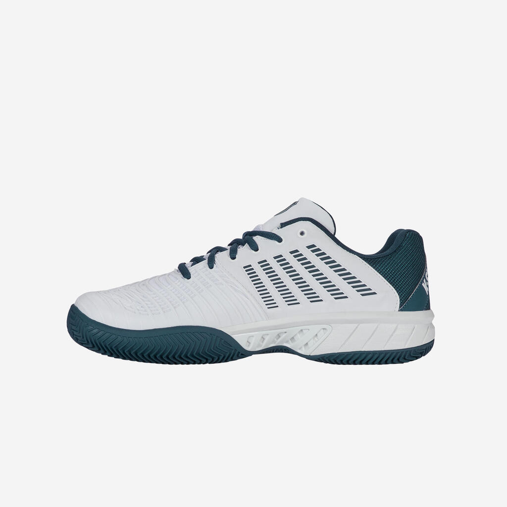 Men's Clay Court Tennis Shoes Express Light - White/Blue