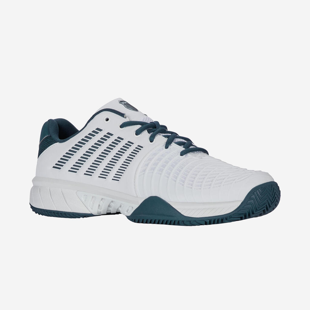 Men's Clay Court Tennis Shoes Express Light - White/Blue