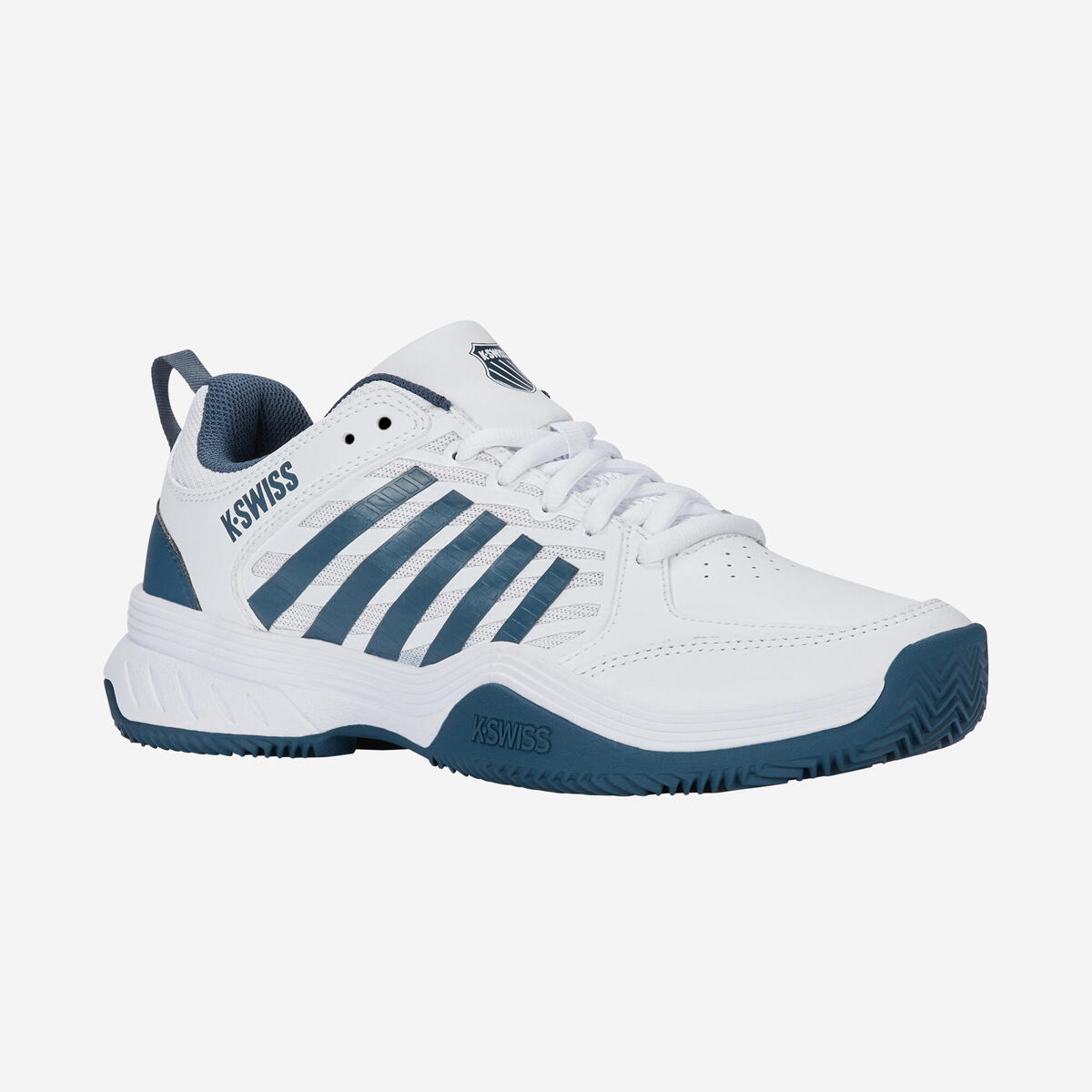 Chaussures de tennis homme Terre Battue - K-Swiss Court Express 2 blanc bleu