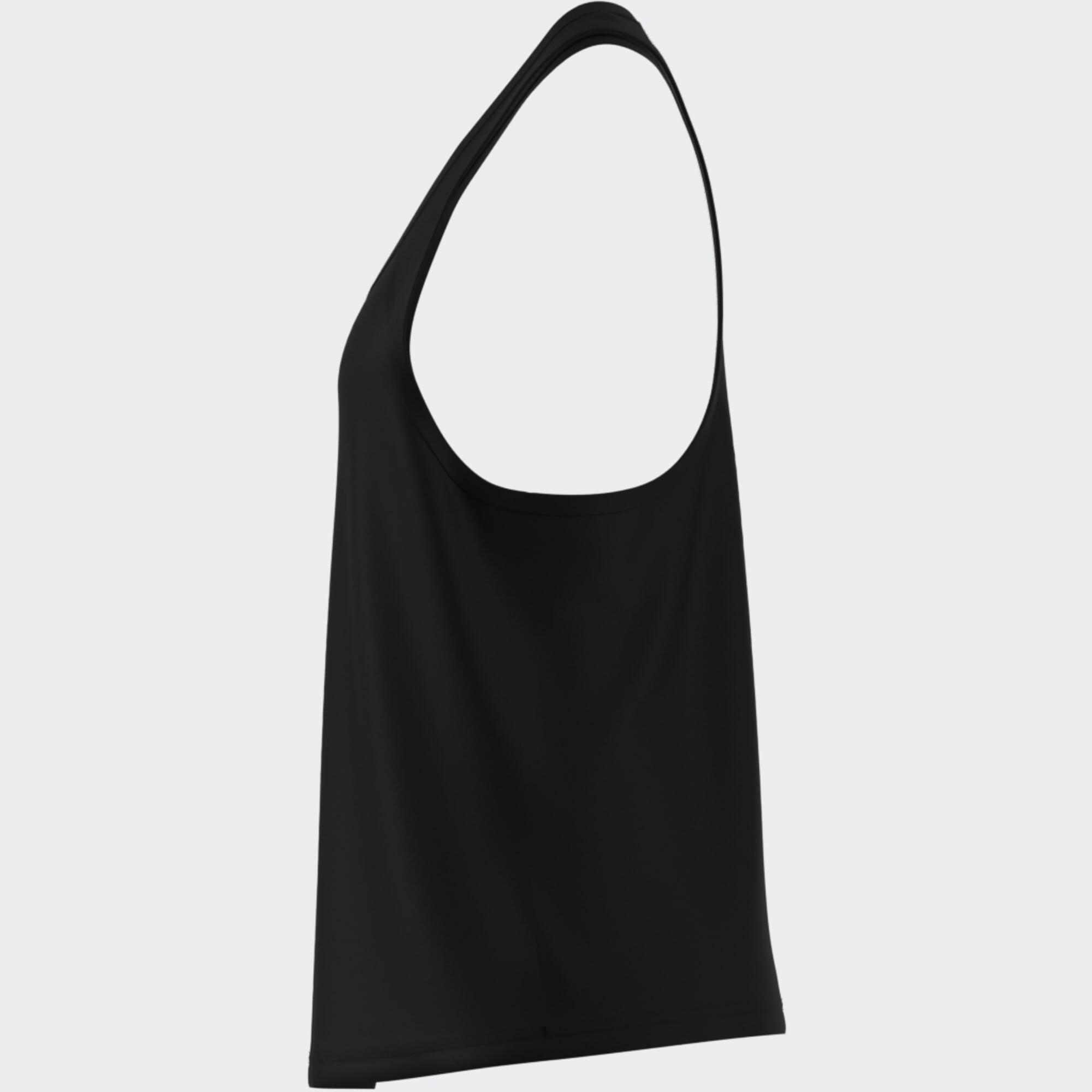 Camiseta Sin Mangas Fitness Mujer Negro 9/10