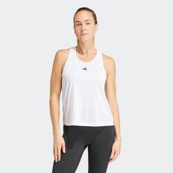 Débardeur fitness femme, blanc