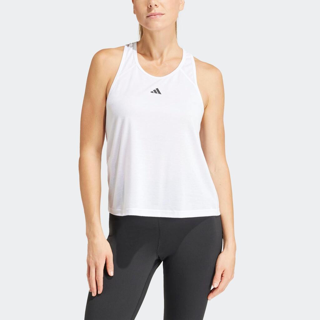 Women's Fitness Tank Top - White