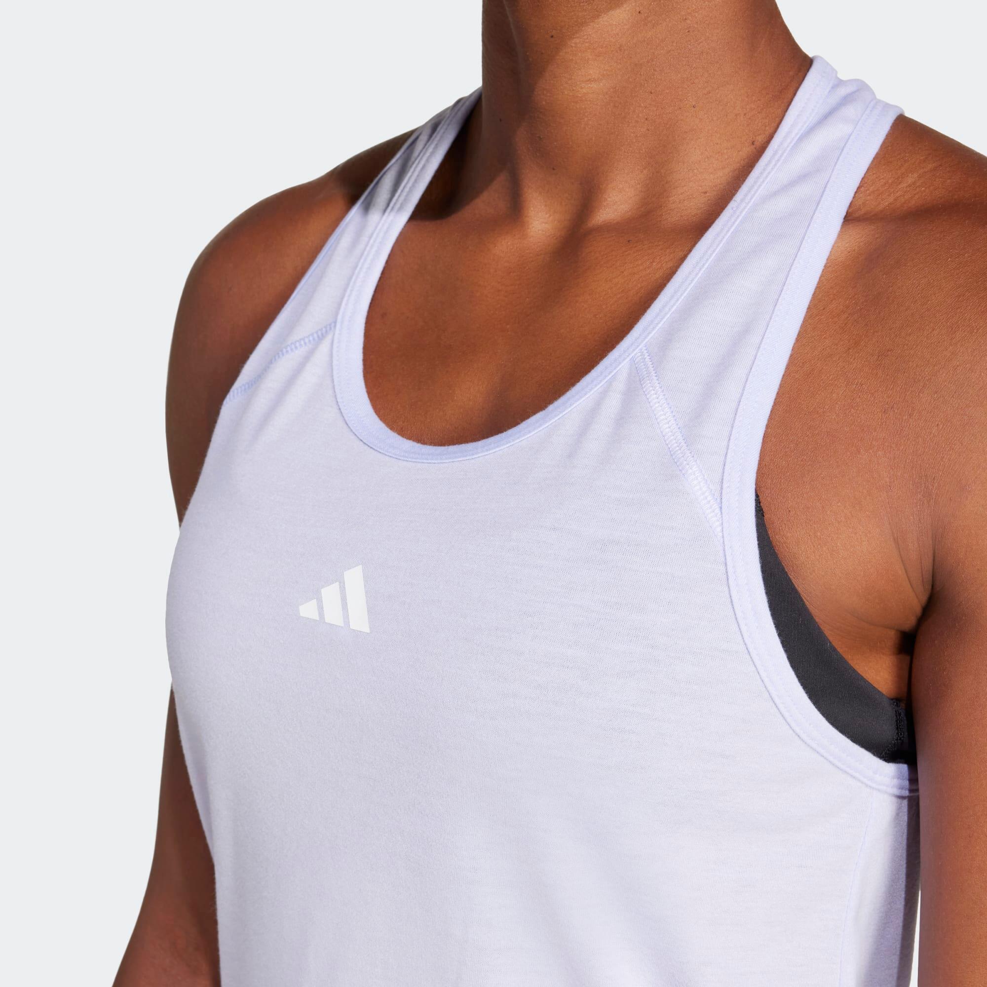 Débardeur fitness femme, mauve 4/5