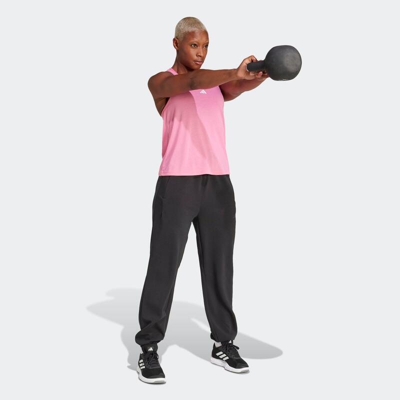 Débardeur fitness femme, rose
