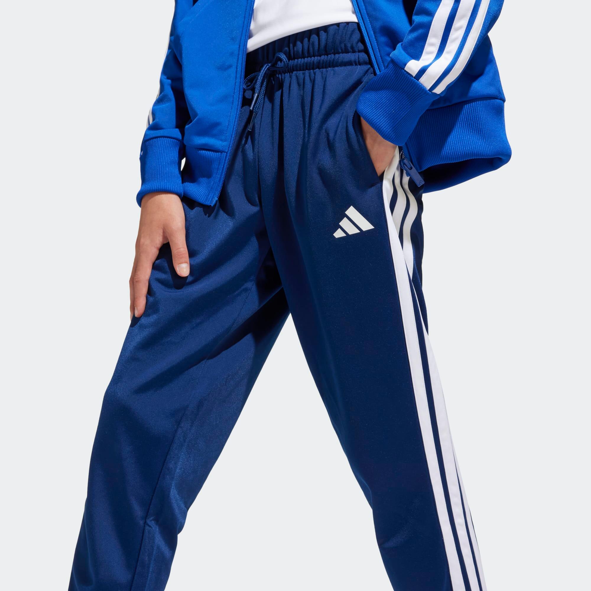 Tuta ADIDAS bambino ginnastica TIBERIO poliestere azzurro-bianco 7/7