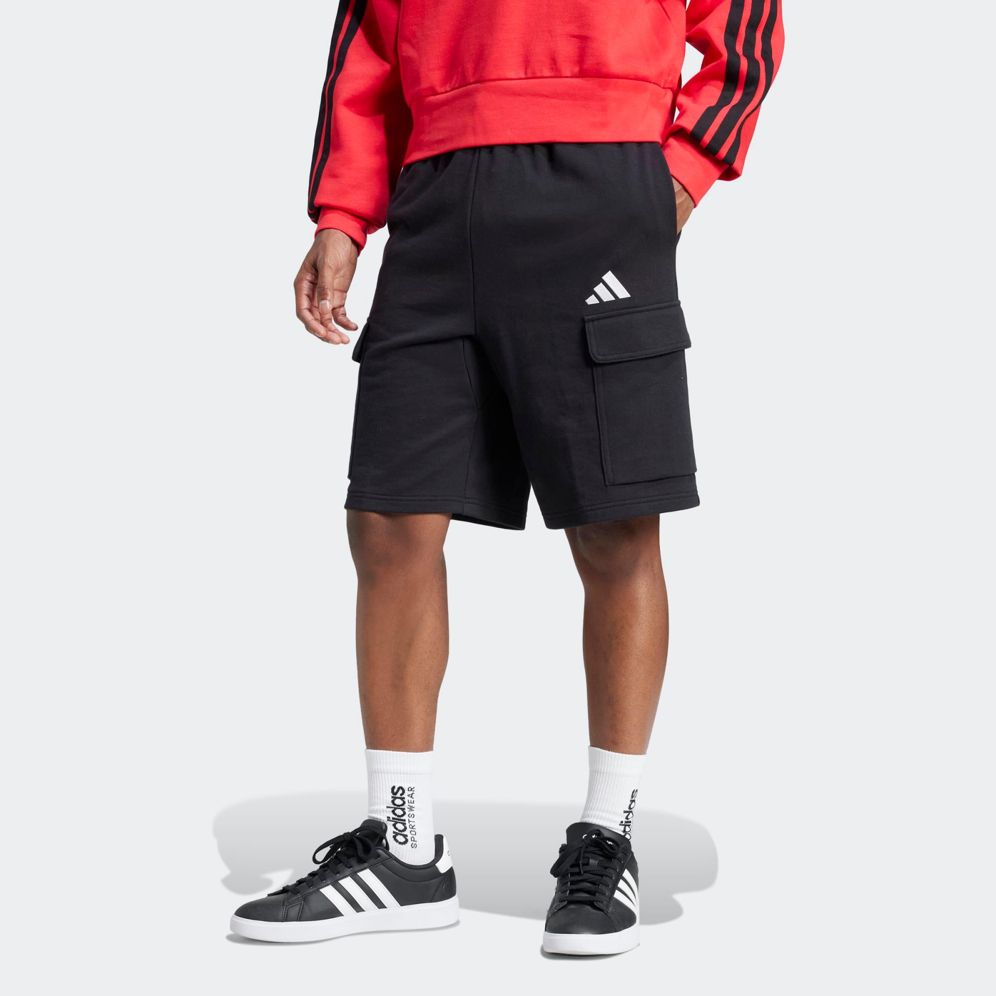 Pantalón Corto Hombre Negro Algodón 2/5