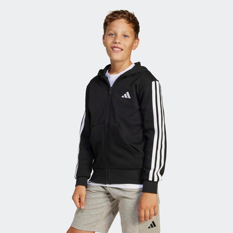 Hanorac cu glugă ADIDAS Negru Copii