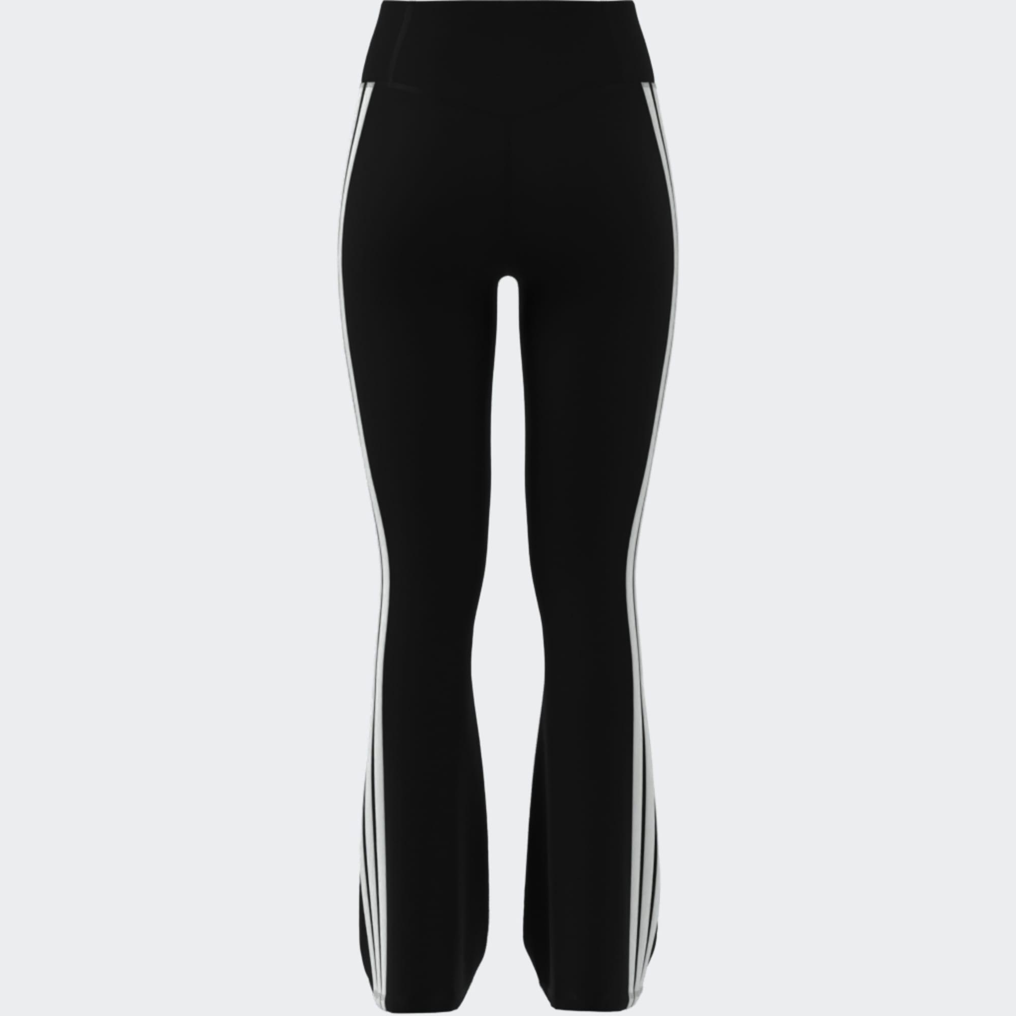 Fitnesslegging voor dames zwart 5/8