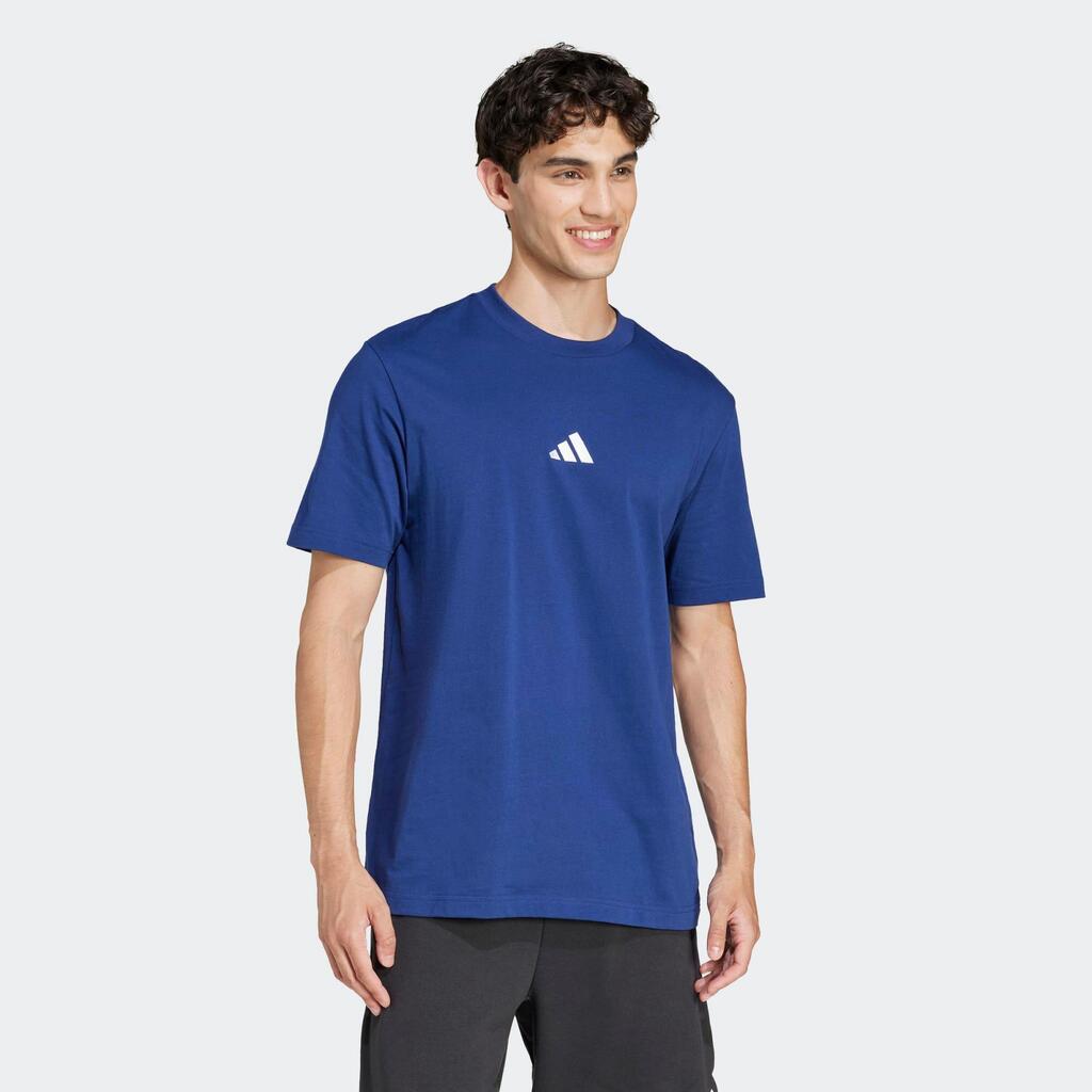 Men's Cotton Fitness T-Shirt - Blue