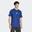 T-shirt de fitness en coton pour homme, bleu