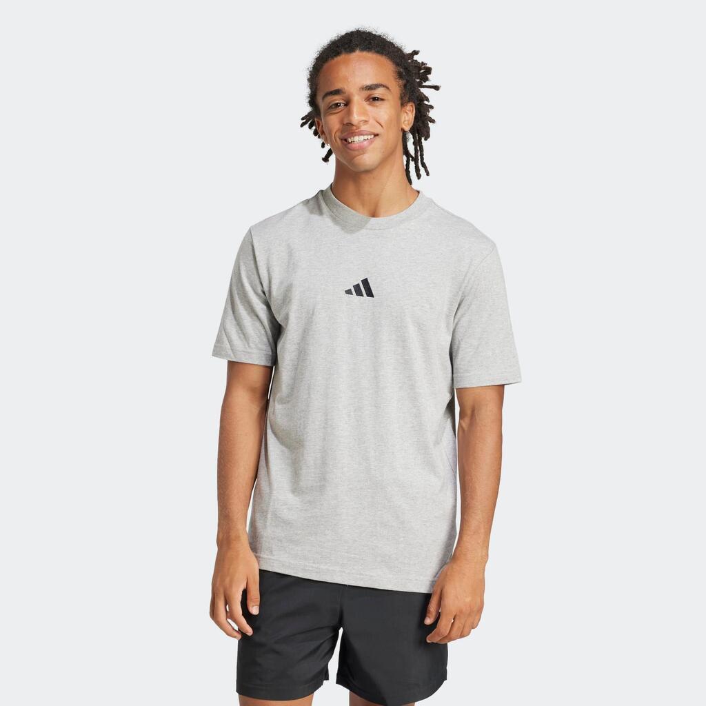 Men's Cotton Fitness T-Shirt - Grey