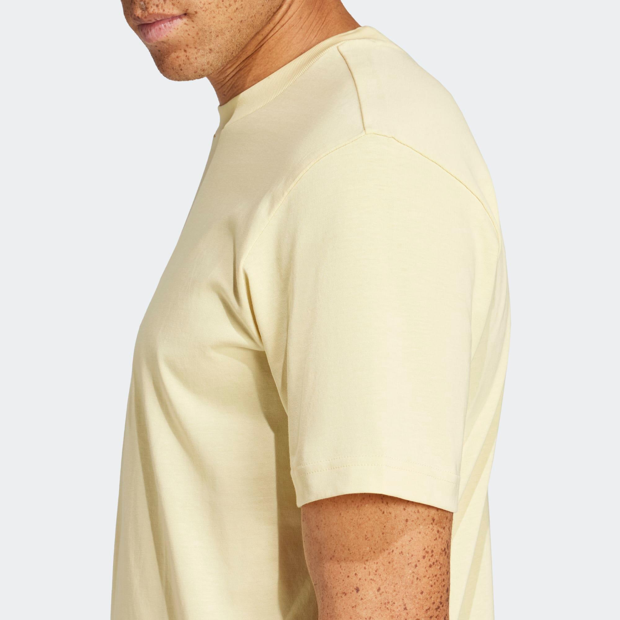T-shirt de fitness homme, jaune 5/5