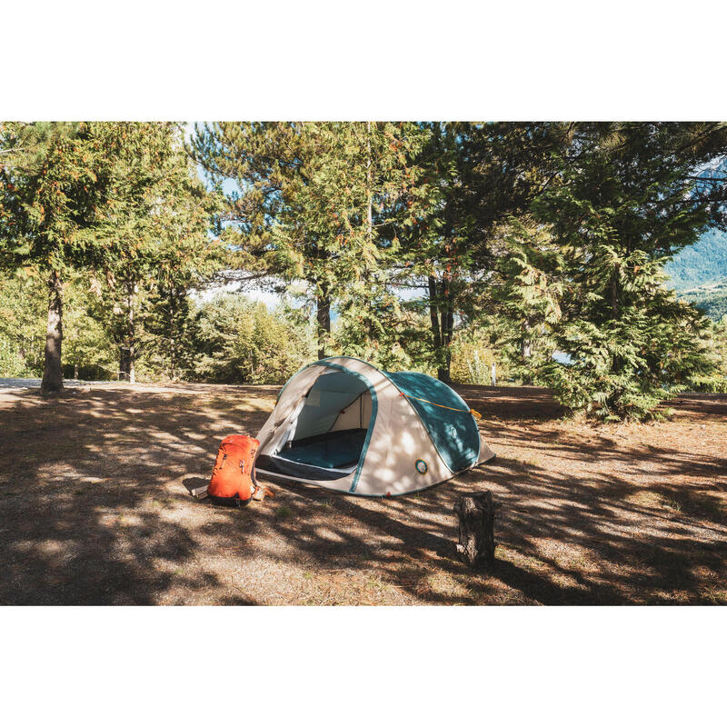 Tenda de Campismo instantânea 3 lugares 2 SECONDS edição limitada, Wood