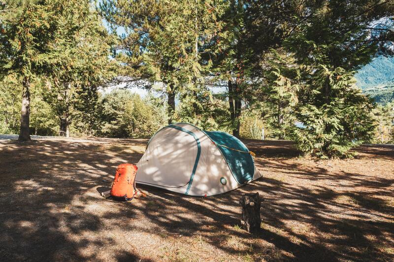 QUECHUA 2 SECONDS EASY FRESH&BLACK 2P