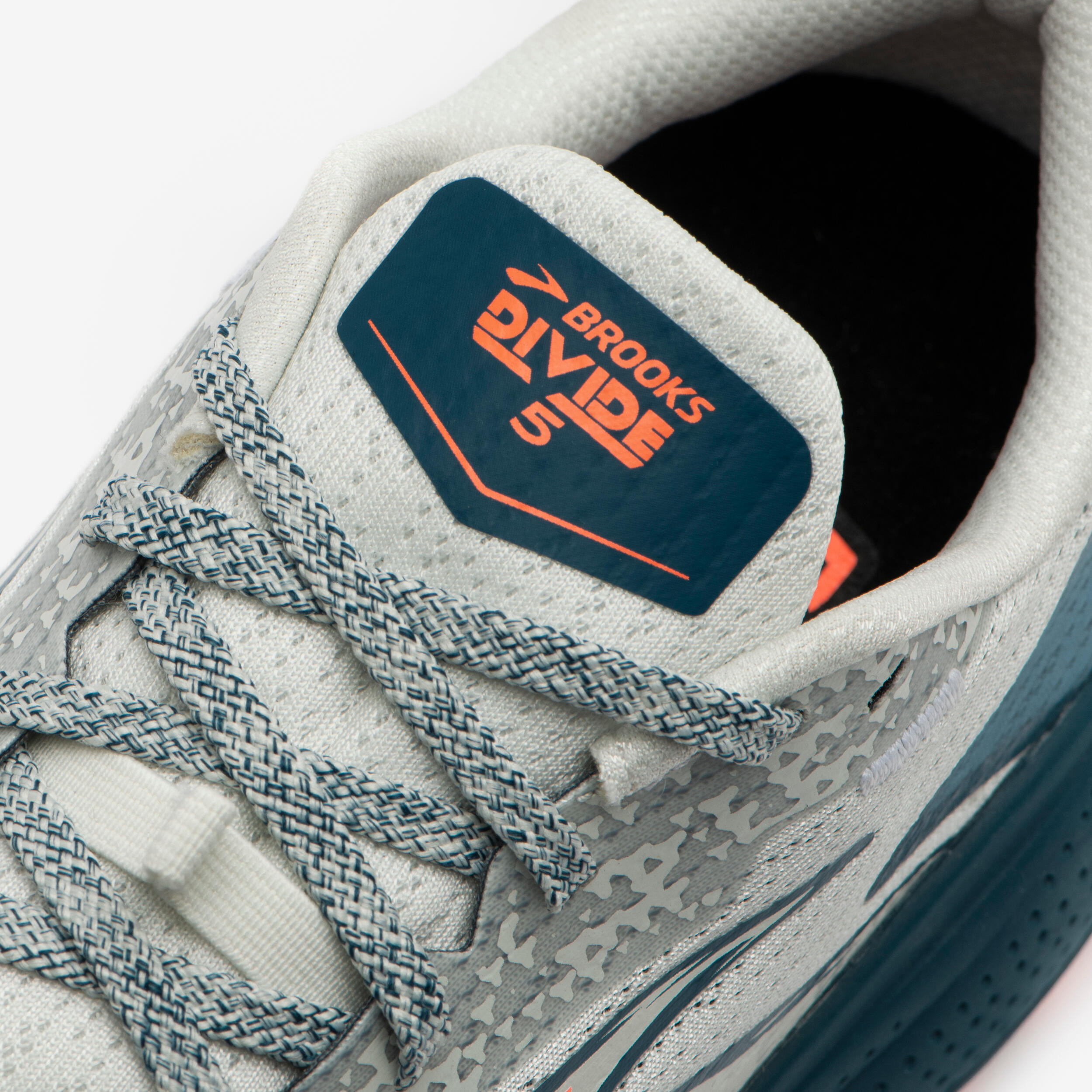 Seconde vie - Chaussures de running trail femme, Brooks divide 5, bleu 6/7
