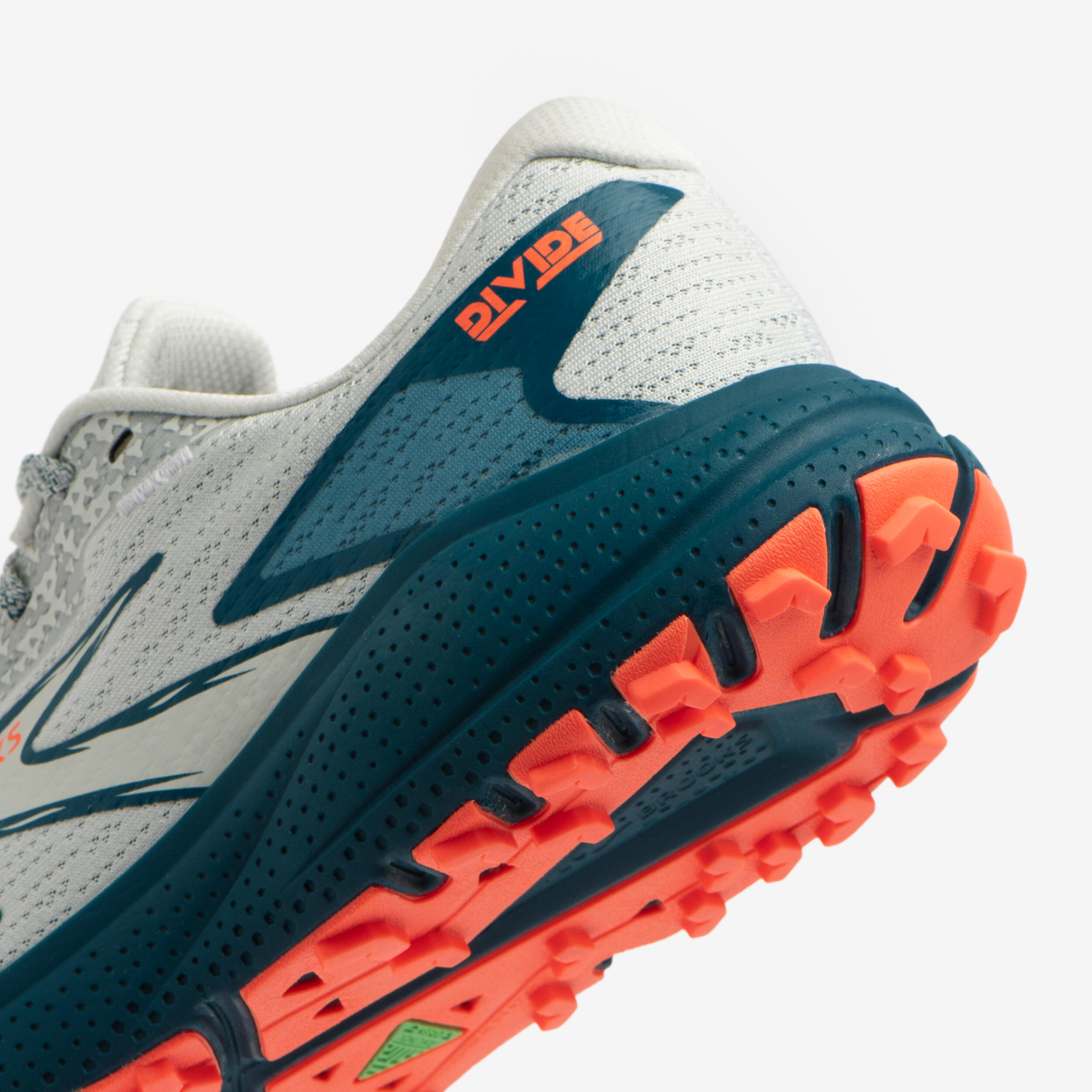 Seconde vie - Chaussures de running trail femme, Brooks divide 5, bleu 4/7