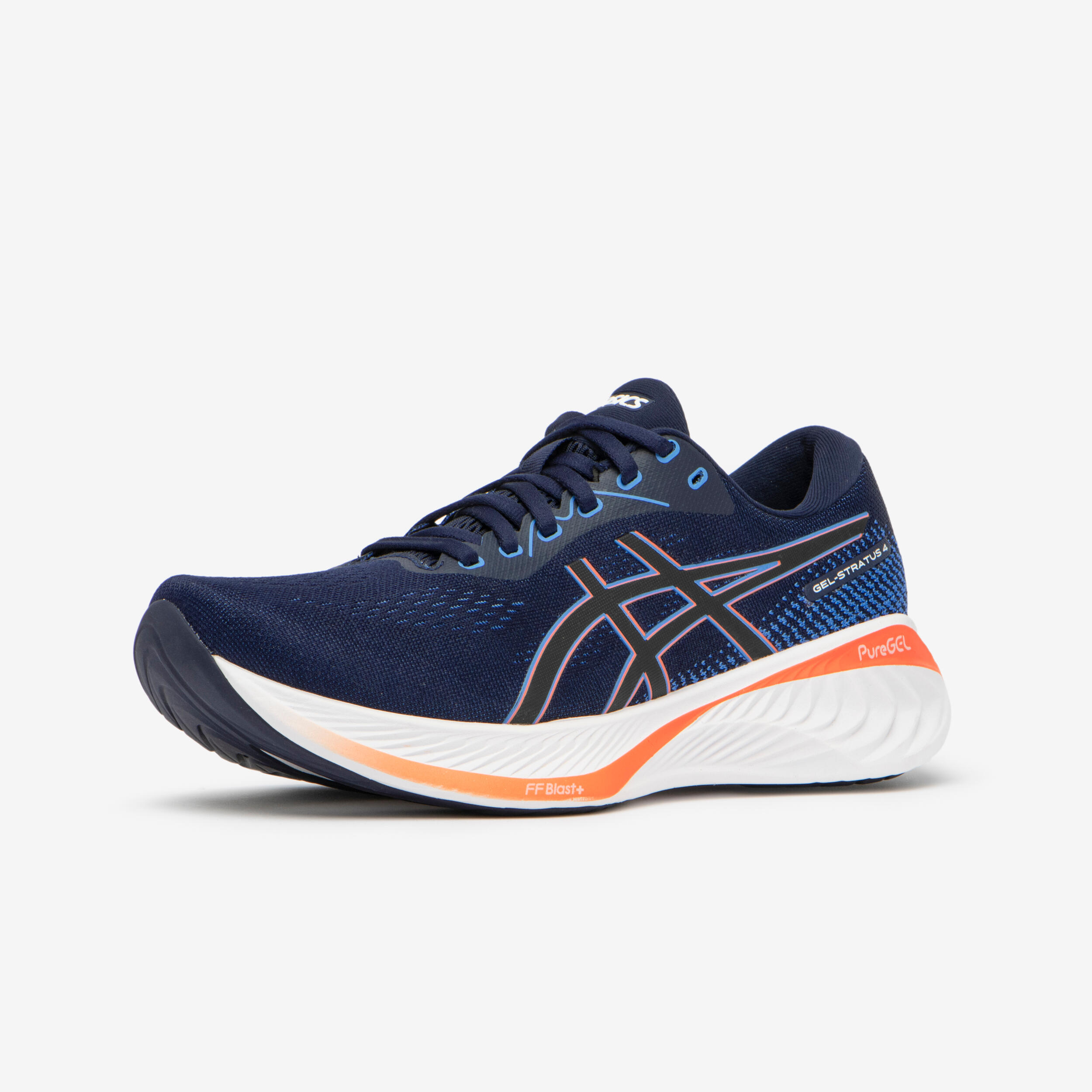 Hardloopschoenen voor heren GEL Stratus knit 4 blauw 2/7