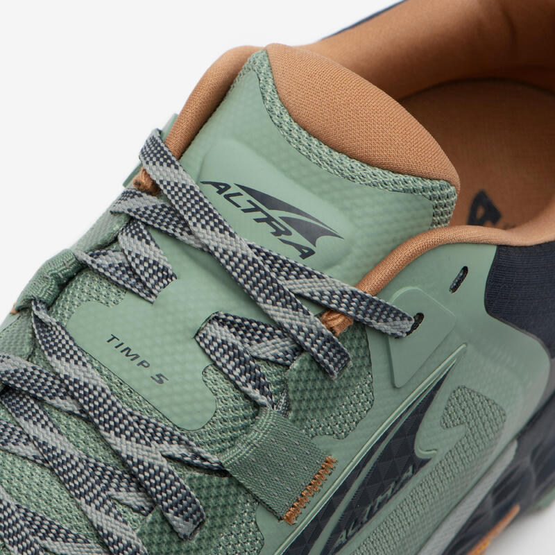 Chaussures de Trail Running Homme,  Altra Timp 5 Vert Gris