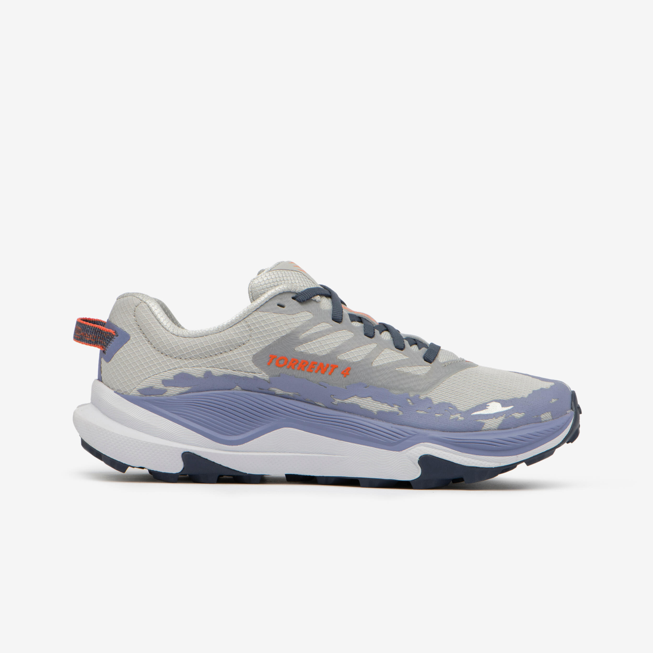 SAPATILHAS DE TRAIL RUNNING MULHER HOKA TORRENT 4 CINZENTO MALVA 4/8