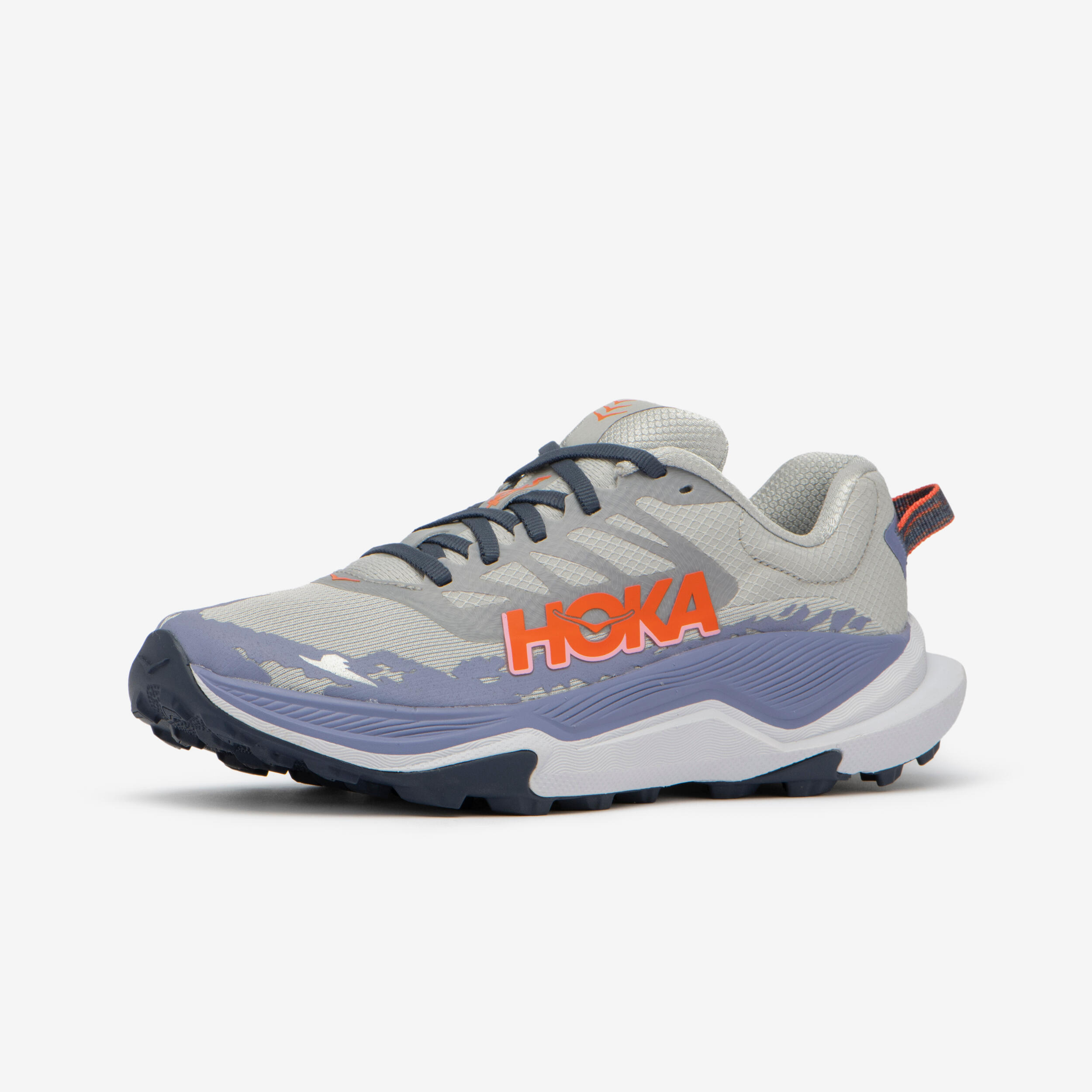 SAPATILHAS DE TRAIL RUNNING MULHER HOKA TORRENT 4 CINZENTO MALVA 3/8