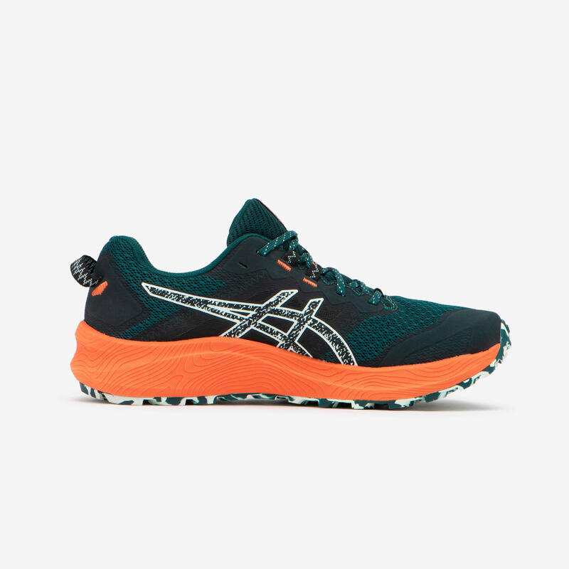 Chaussures de Trail Running Homme, Asics Trabuco Terra 2 Noir Vert Orange