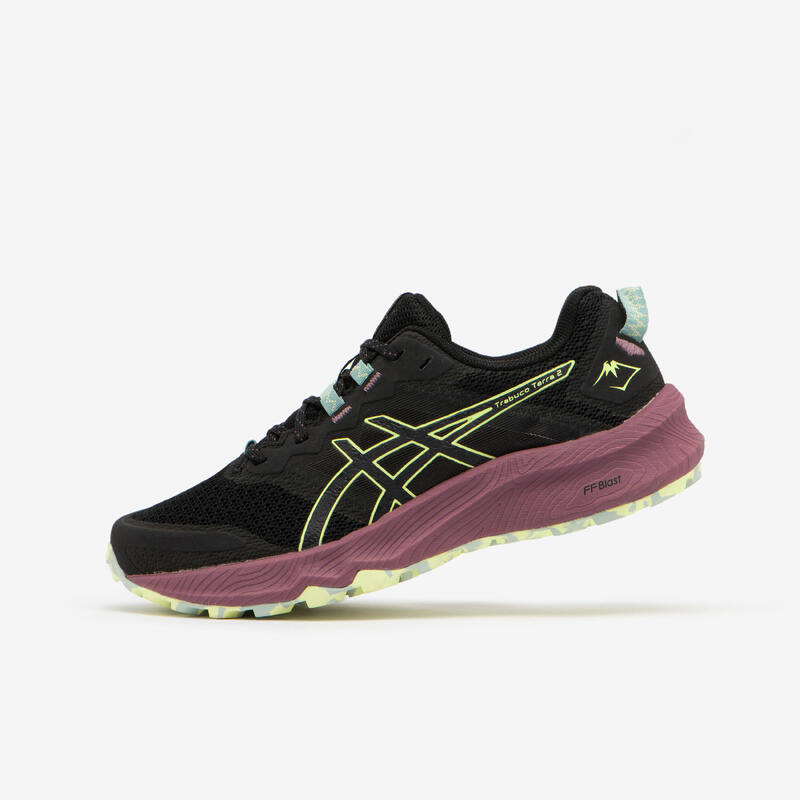 Încălțăminte de trail și alergare Asics Trabuco Terra 2 Negru-Mov, Damă
