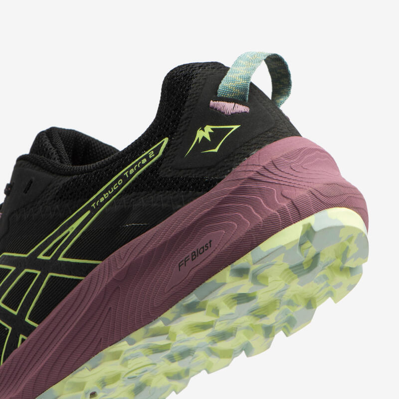 Încălțăminte de trail și alergare Asics Trabuco Terra 2 Negru-Mov, Damă