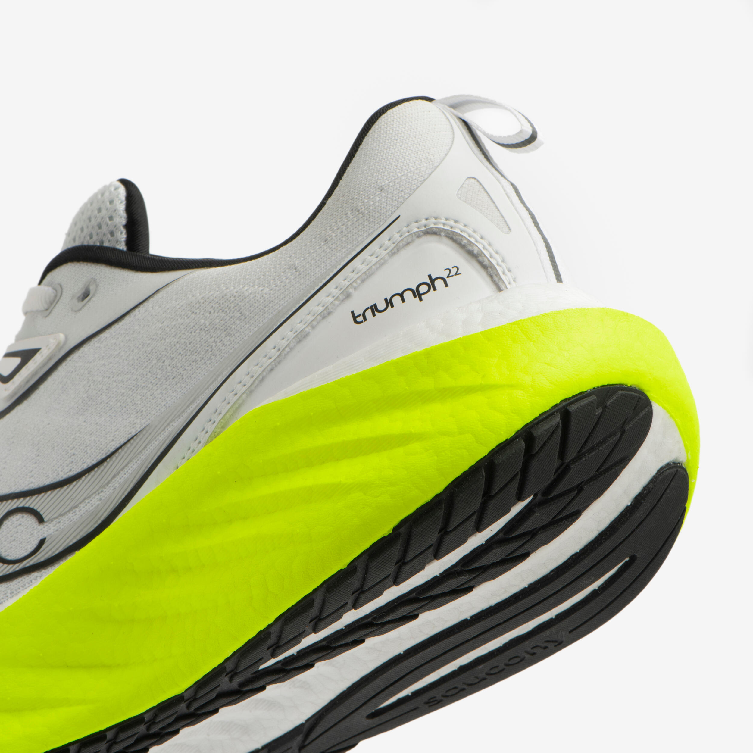 Scarpe running uomo Saucony TRIUMPH 22 bianco-giallo 4/7