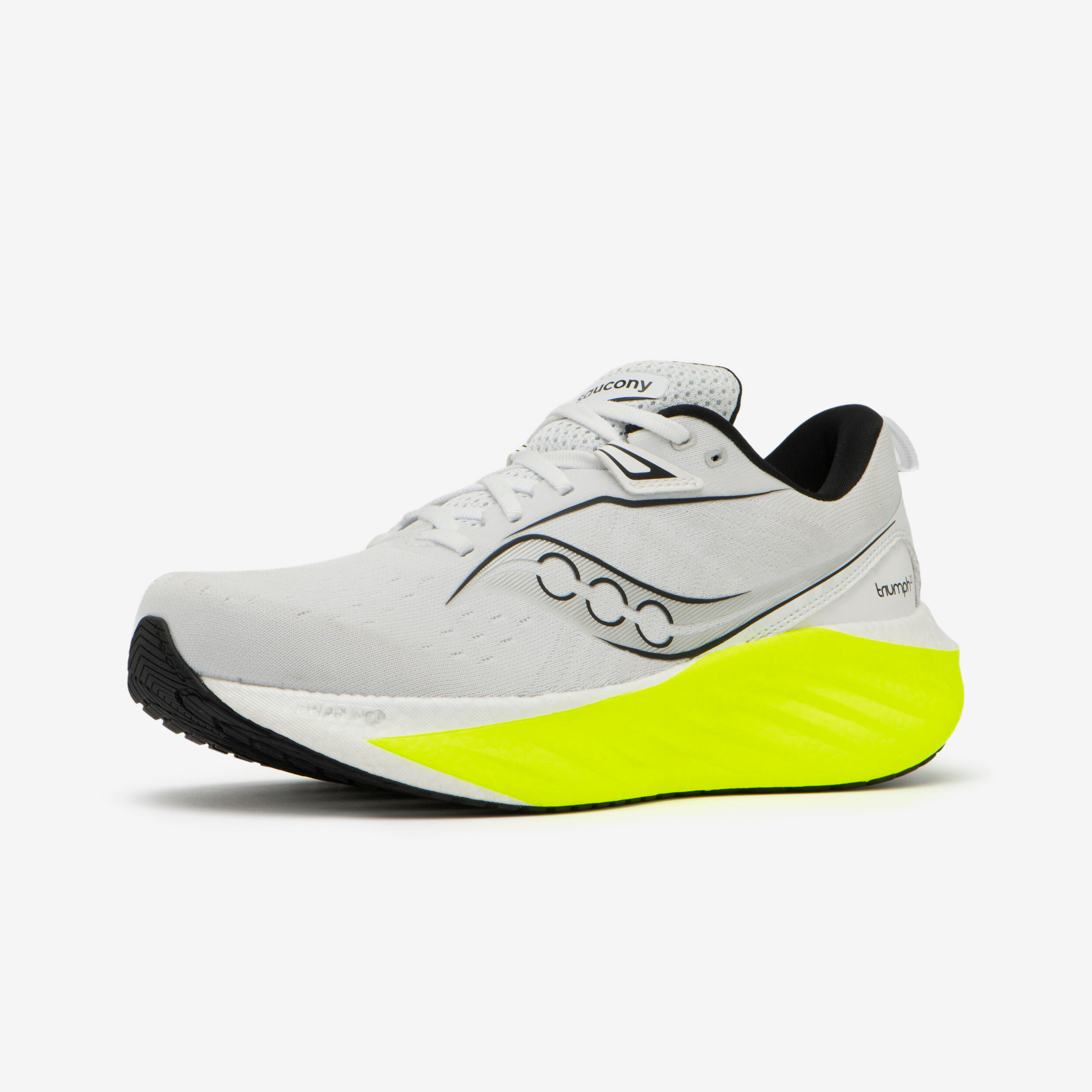 Men's Running Shoes, Saucony Triumph 22 White/yellow