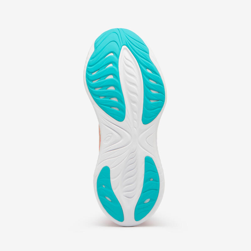 CHAUSSURES DE RUNNING FEMME ASICS GEL STRATUS KNIT 4 - GOYAVE/CITRON VERT 