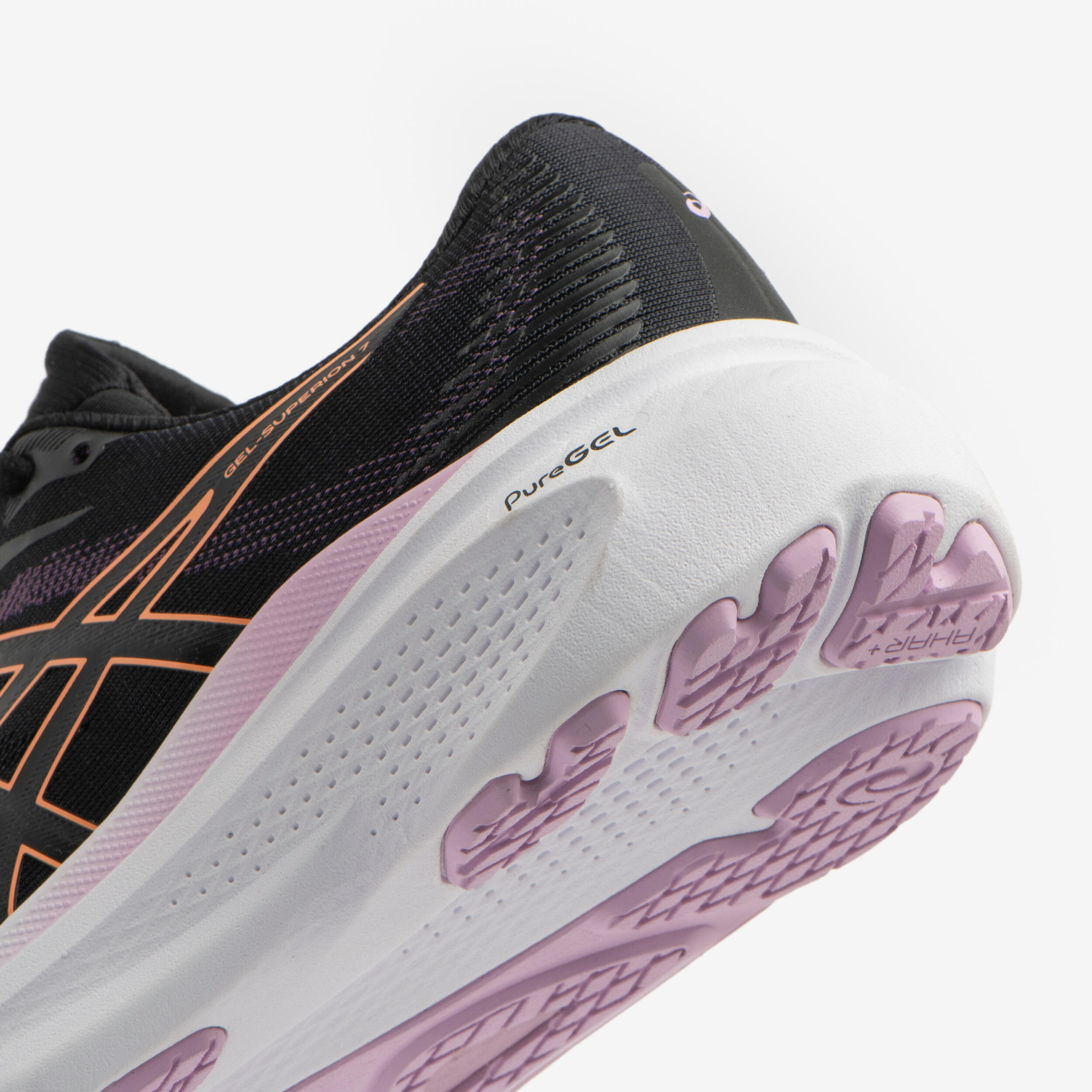 ZAPATILLAS RUNNING ASICS GEL SUPERION 7 MUJER - BLACK/MOJAVE 7/8
