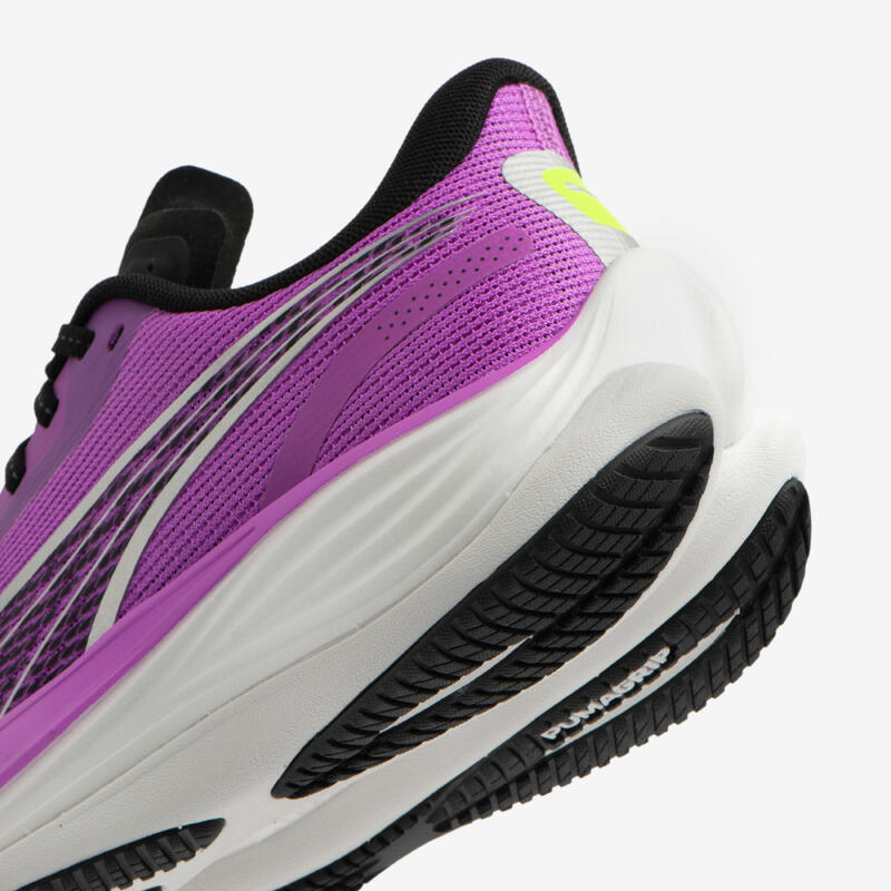 Chaussures de Running Femme, Puma Velocity Nitro 3 Violette Rose