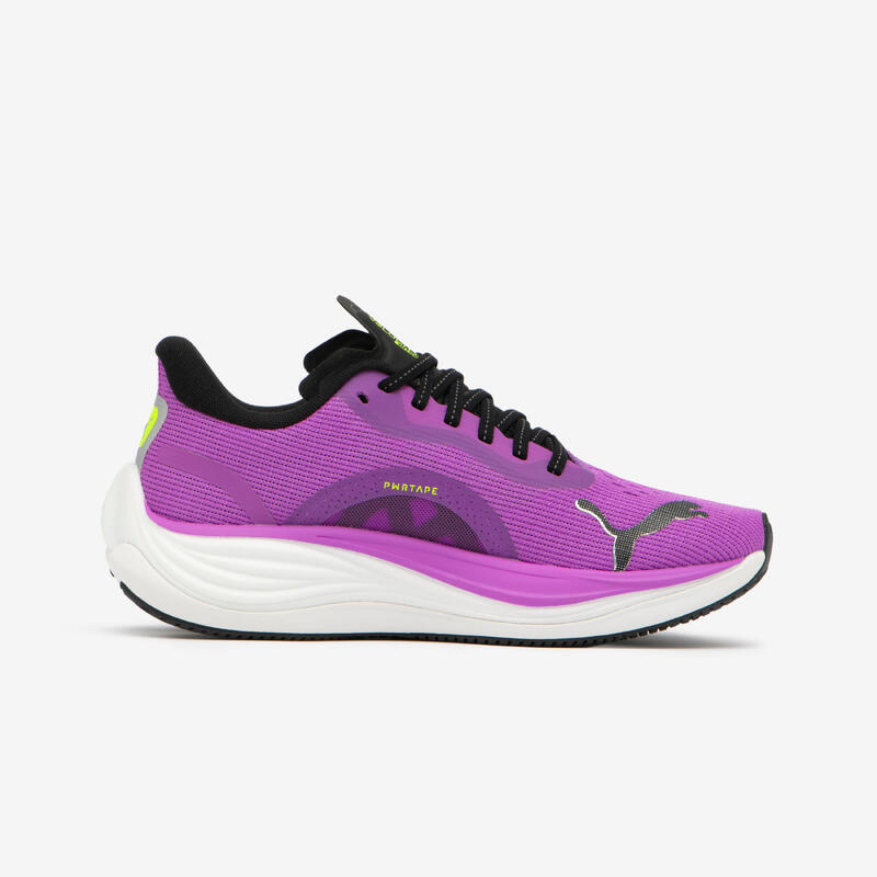 Chaussures de Running Femme, Puma Velocity Nitro 3 Violette Rose